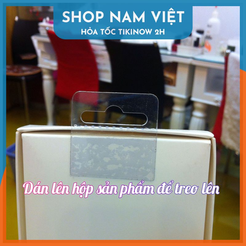 Miếng Dán Nhựa Đục Lỗ Để Treo Sản Phẩm, Vật Dụng