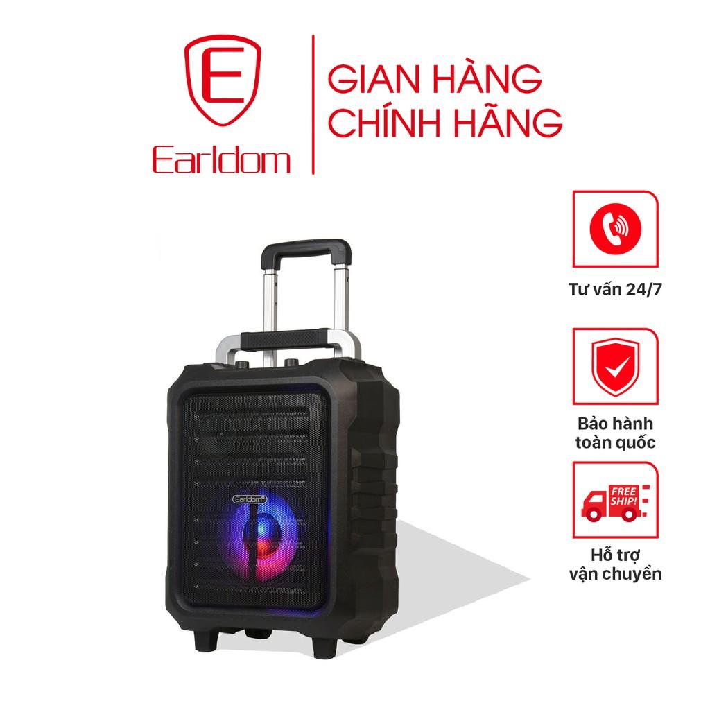 Loa kéo di động Earldom ET- LK2 ( Kèm 2 mic không dây)- Hàng chính hãng