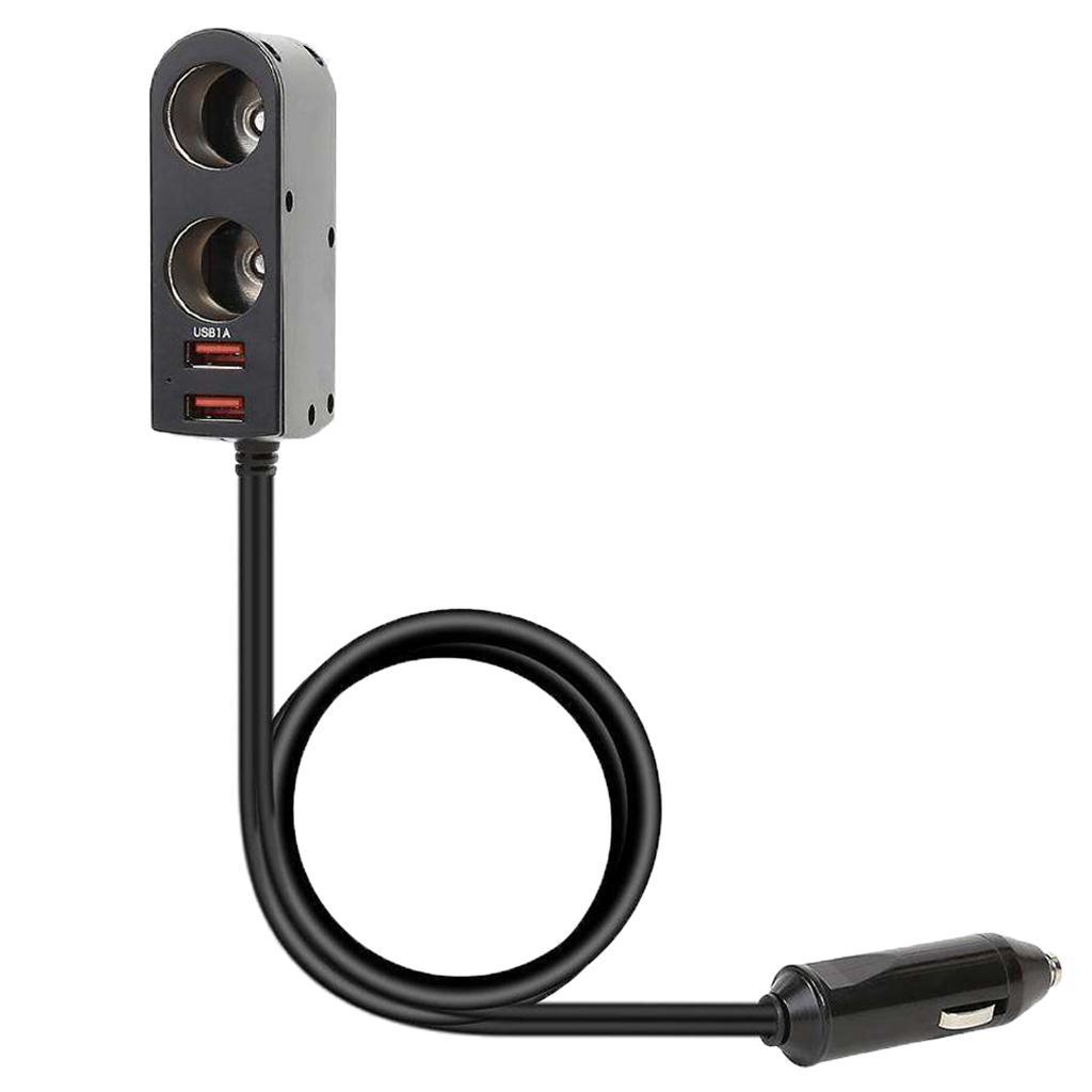 Car Charger 12V Quick Charge Dual USB Port Lighter Adapter