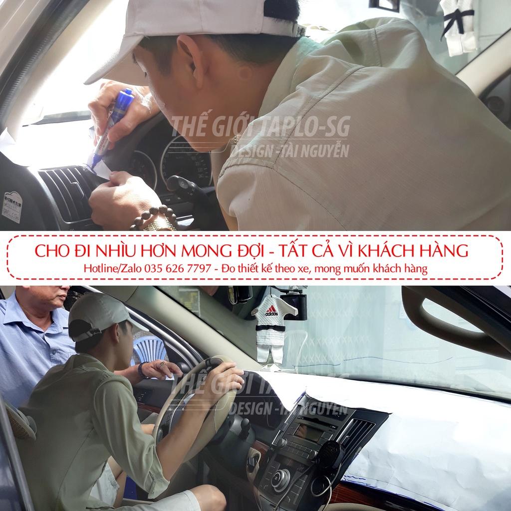 Thảm Taplo Chống Nắng ô tô dành cho Tucson đời 2022 da cacbon cao cấp chuẩn form Sang-Xịn-Mịn