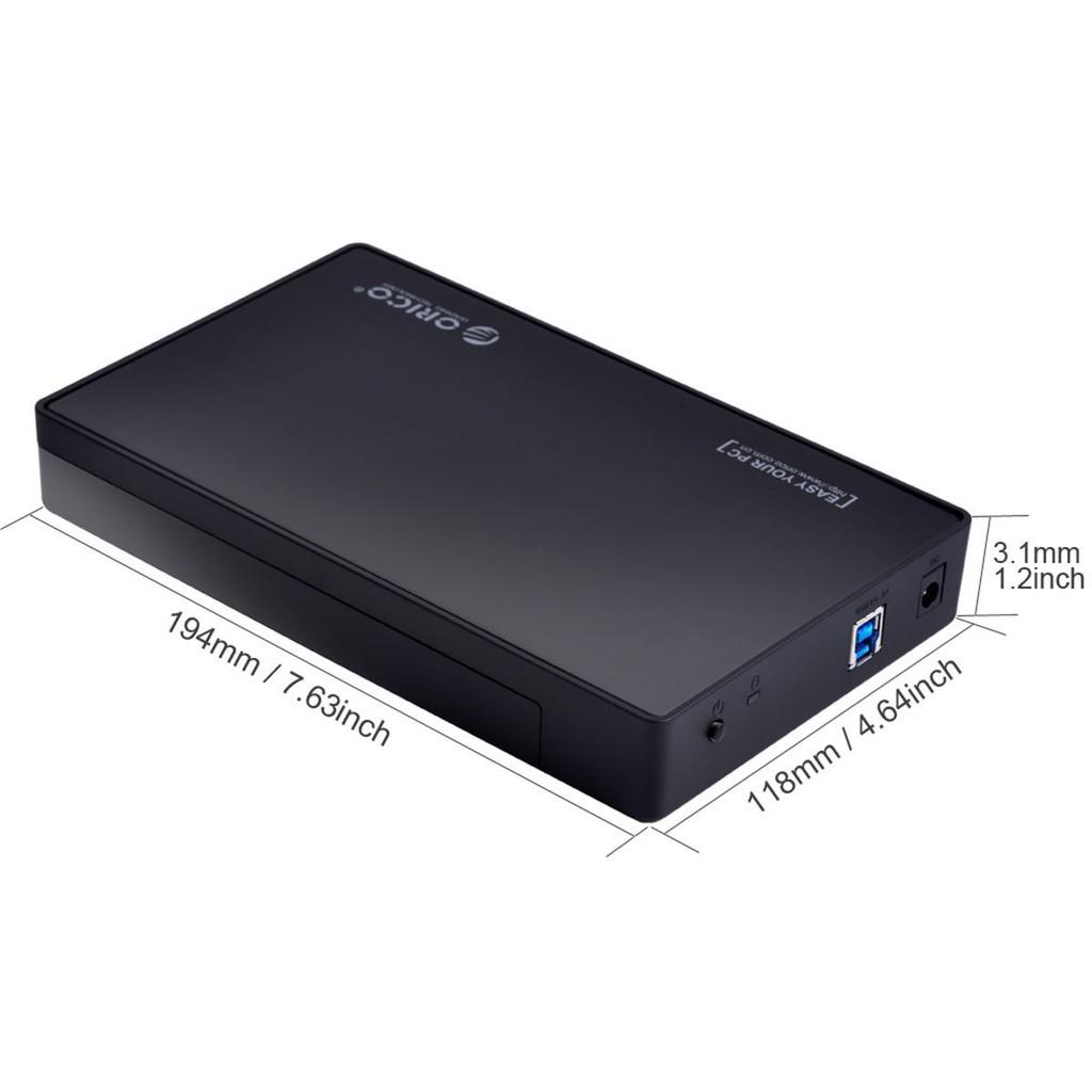 Box hdd 3.5&quot; usb 3.0, hỗ trợ ổ cứng 14TB