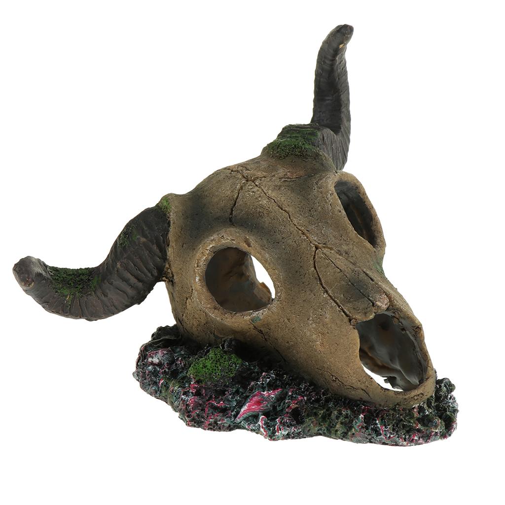 Mini Reptile Hiding Cave Landscape Ornament Reptile Water Container Shape 1