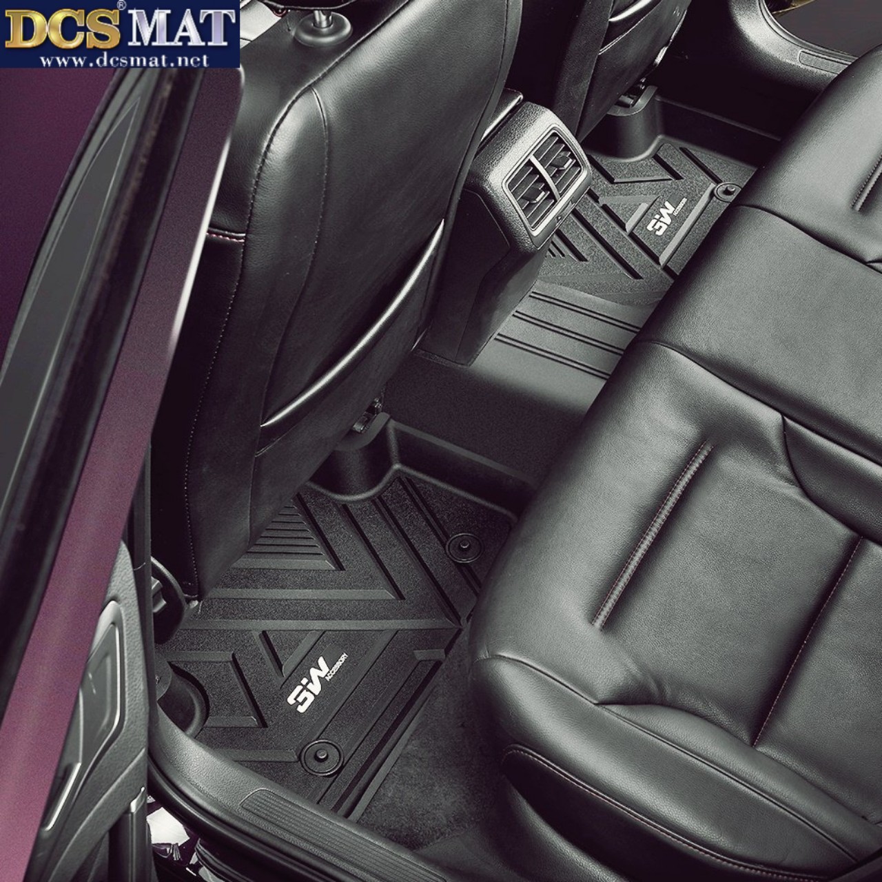 Thảm lót sàn cho xe Volkswagen Tiguan 2007-2017 thương hiệu DCSMAT