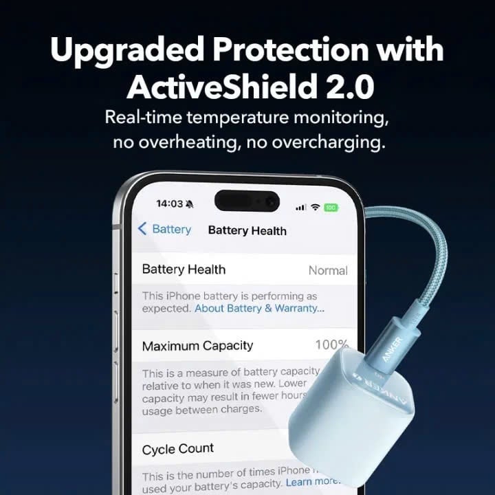 Củ Sạc Nhanh 1C ANKER Zolo A2698 30W - Hàng Chính Hãng