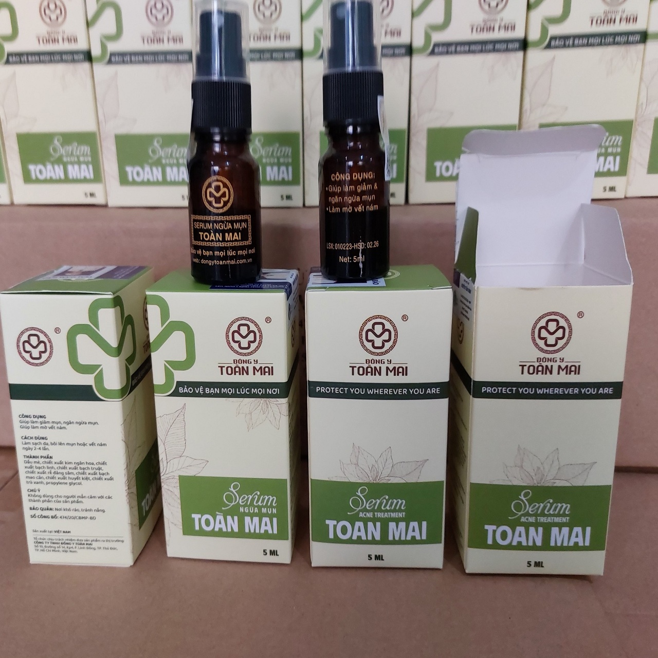 SERUM NGỪA MỤN TOÀN MAI Đa Năng 5 ml Mụn bọc, mủ, giời leo, côn trùng độc cắn, dị ứng, hoại tử, u bướu ,...