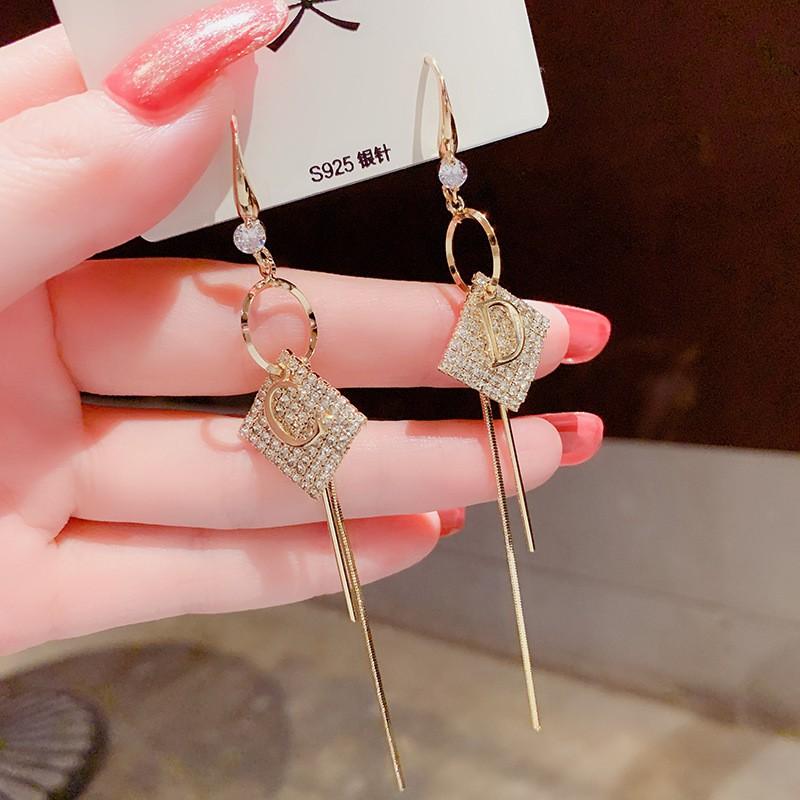 Khuyên tai dài cá tính thời trang hàn quốc giá rẻ DDHSTORE