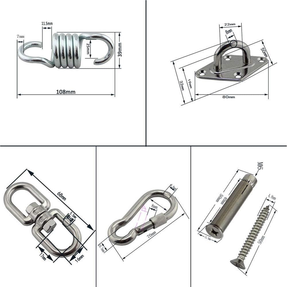 Võng Ghế Treo Bộ Nặng Võng Móc Võng Mùa Xuân Trần Võng Ốp Cho Ghế Xoay