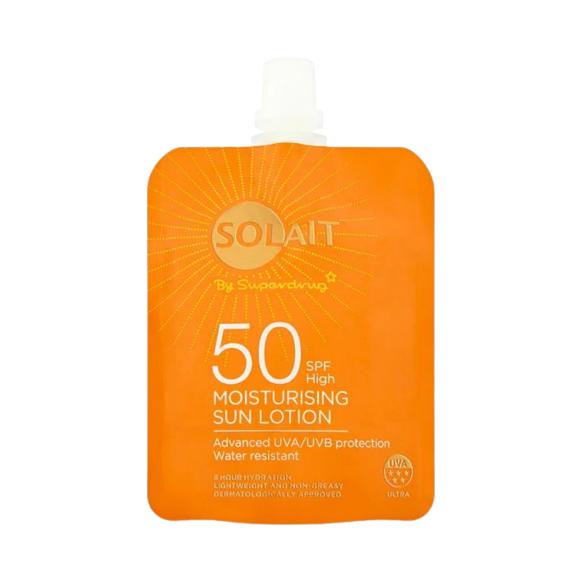 Kem chống nắng bảo vệ toàn diện Superdrug Solait Moisturising Sun Lotion SPF50 (Bill Anh)