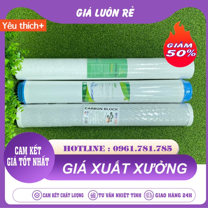 Bộ Lõi 1, 2,3 20 Inch Lọc Nước Tiện Lợi Dễ Sử Dụng