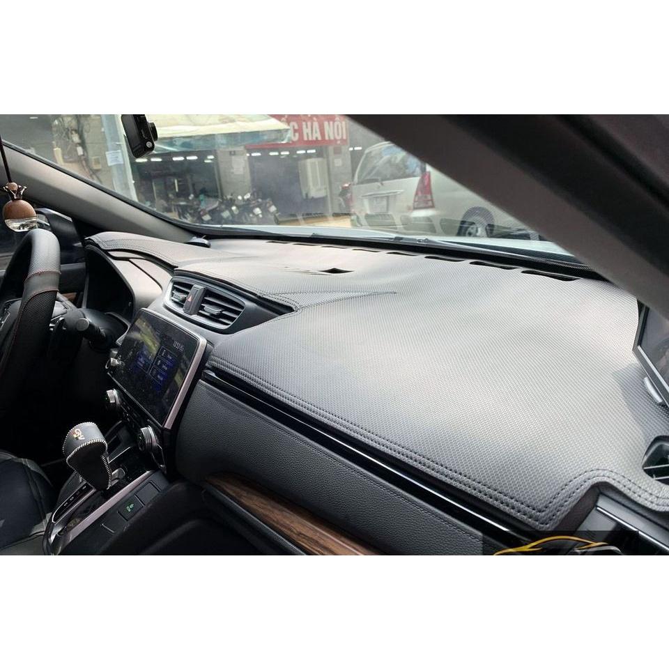 Thảm Taplo Da Carbon Xe Hyundai Creta 2021 2022 2023 - màu đen có chống trượt dưới đế