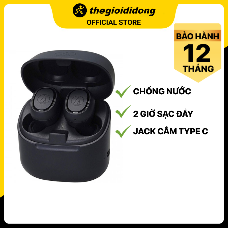 Tai Nghe True Wireless Audio Technica ATH-CK3TW - Hàng Chính Hãng