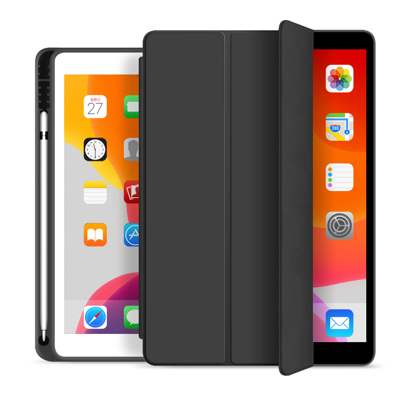Bao Da TPU Smart Case Cho iPad Air, Air2, Gen 5, Gen 6 Có Khay Đựng Bút Pencil