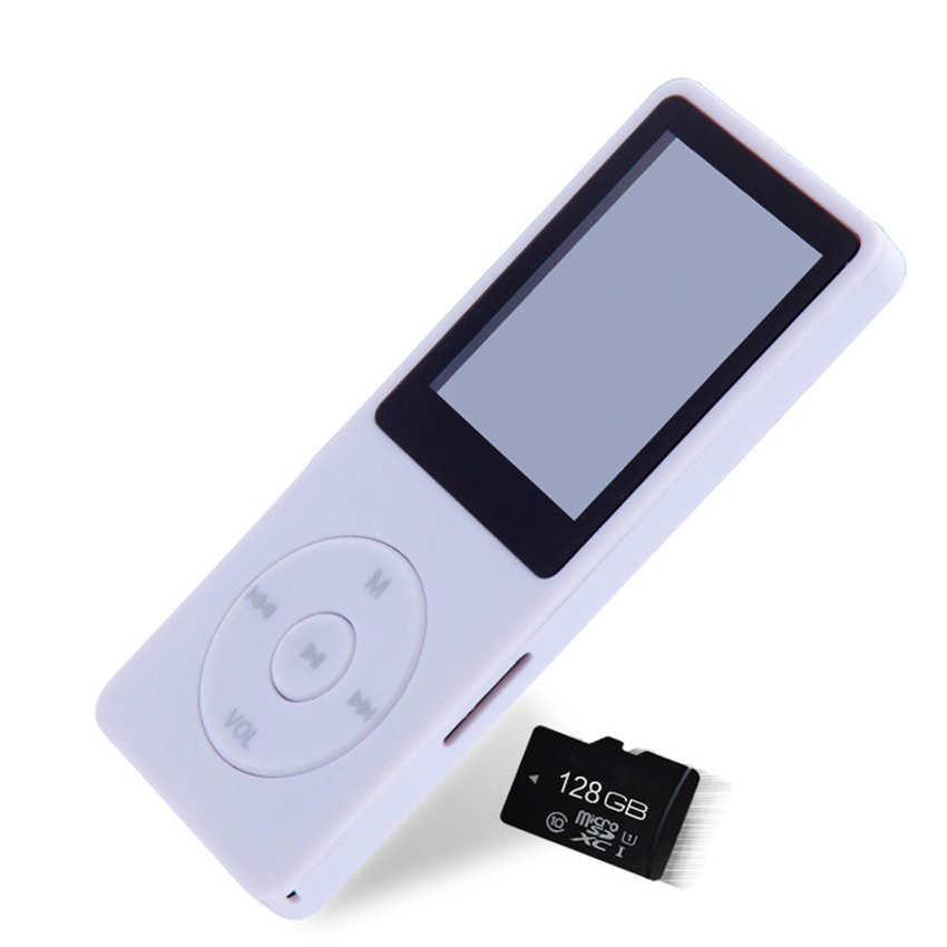 Máy nghe nhạc mp3 JS-01 siêu mỏng đa chức năng tặng tai nghe và dây sạc