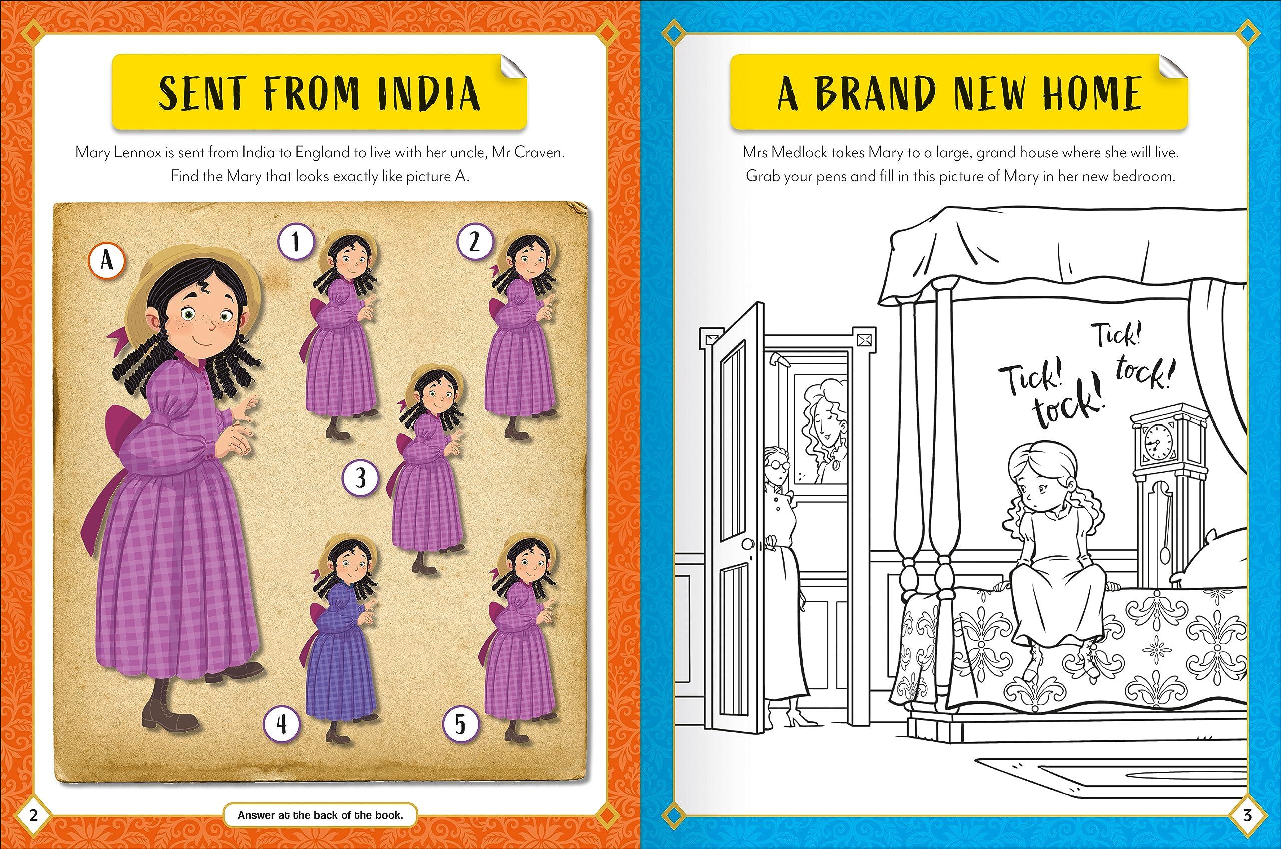 Sách ngoại văn: Sticker Activity Books - The Secret Garden