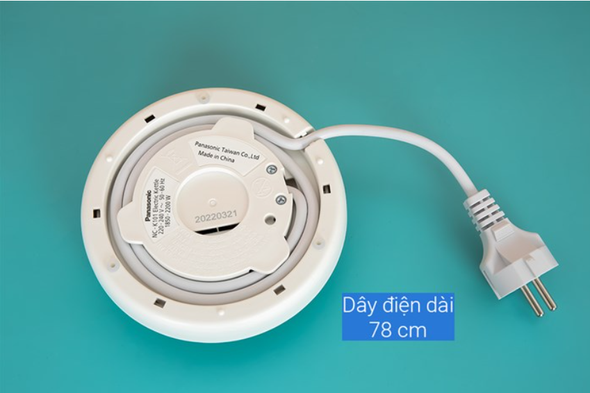 [ Hàng Chính Hãng ] Ấm Đun , Bình đun Nước Điện PANASONIC NC-K101WR ( 1.7L)