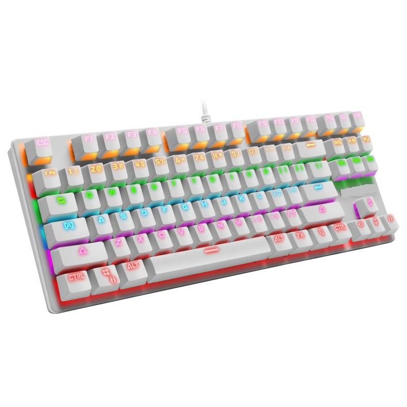 Computer Keyboard Colorful 87-key Gaming Keyboard Office Mechanical Keyboard