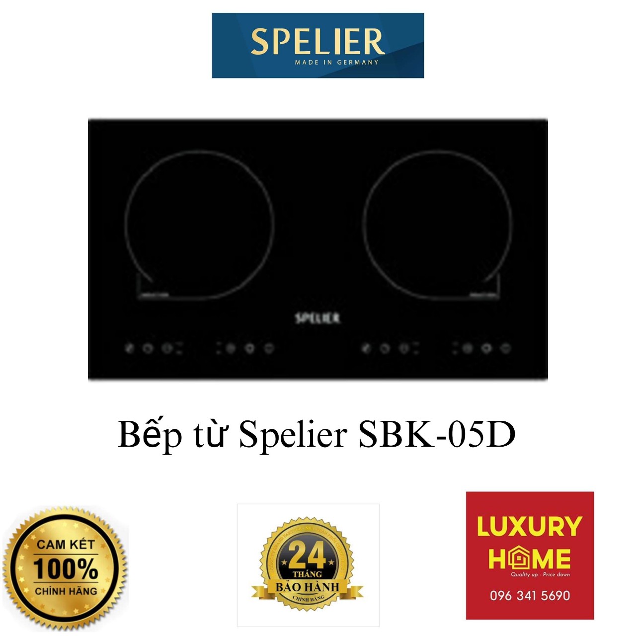 Bếp từ Spelier SBK-05D - Hàng Chính Hãng