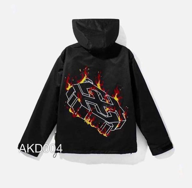 Áo khoác dù nam nữ in hình phong cách mạnh mẽ cá tính 2020