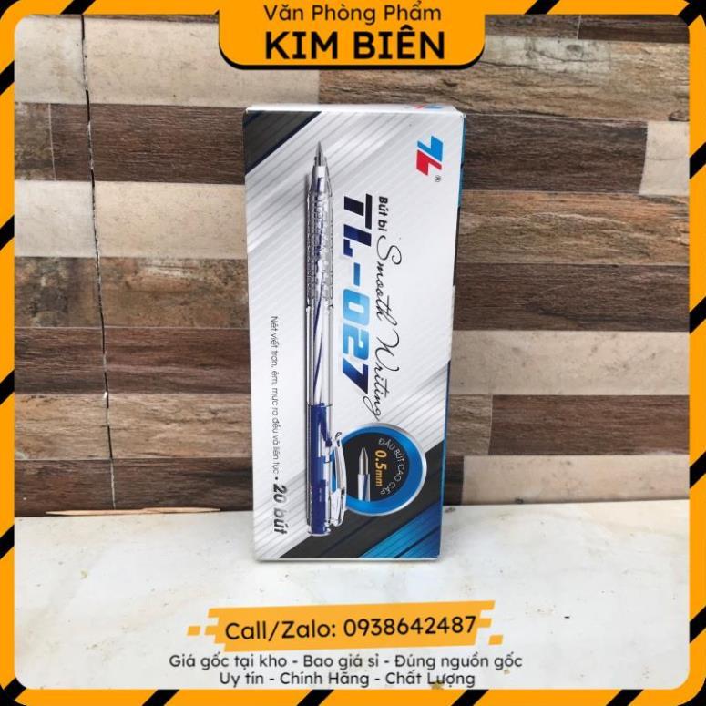 ️sỉ vpp,sẵn hàng️ Bút bi TL-027 hộp 20 bút hàng chuẩn - VPP Kim Biên