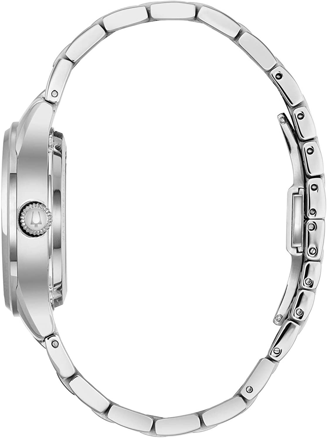 Đồng Hồ Nữ Bulova Đính Kim Cương Dây Thép Không Gỉ 96P181 - Mặt Xà Cừ
