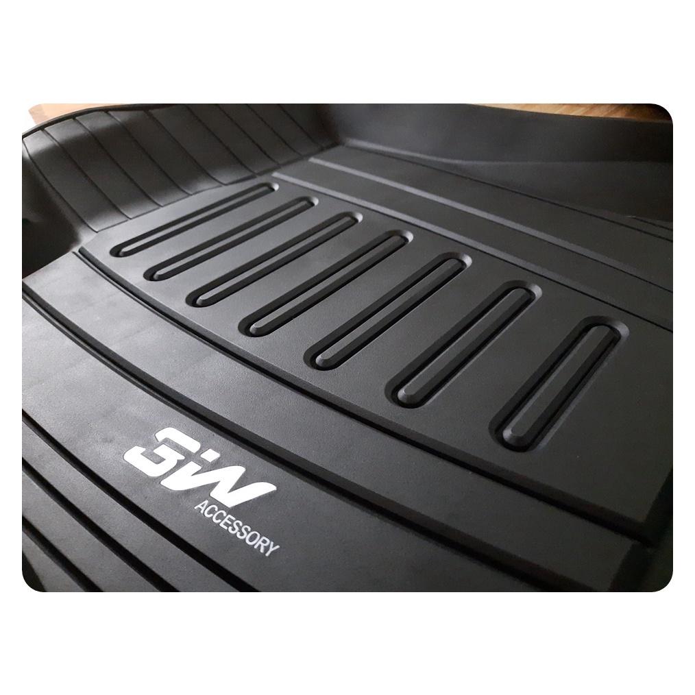 Thảm lót sàn xe ô tô Audi Q5 2009 - 2018 Nhãn hiệu Macsim 3W chất liệu nhựa TPE đúc khuôn cao cấp - màu đen