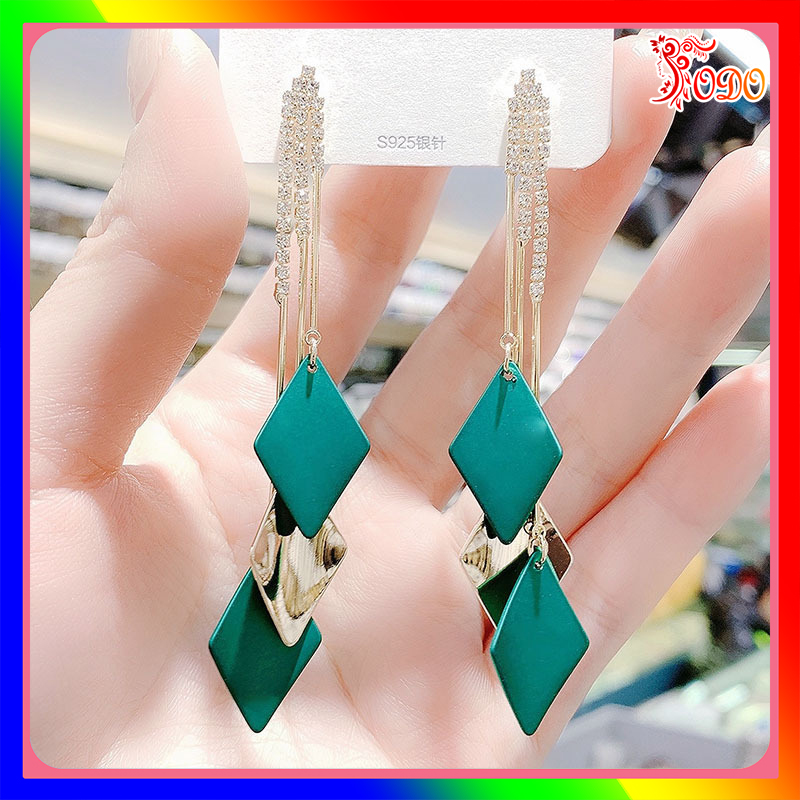 Bông tai nữ sang chảnh kiểu dáng lấp lánh phong cách thanh lịch thích hợp đi tiệc BSTKD - [Thời Trang ToDo]