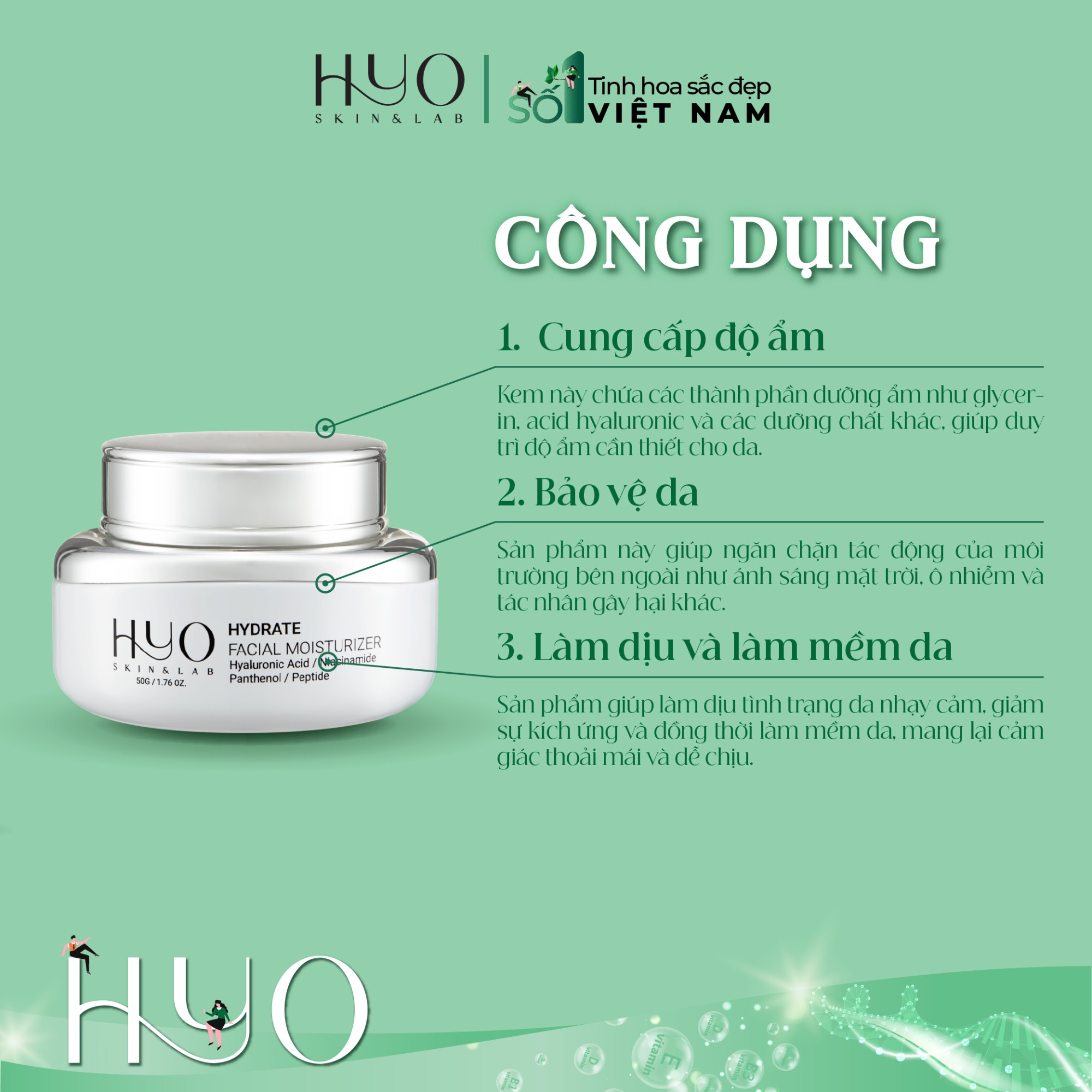 KEM DƯỠNG ẨM VÀ LÀM TRẮNG MỊN DA HYO - Dành Cho Ban Ngày