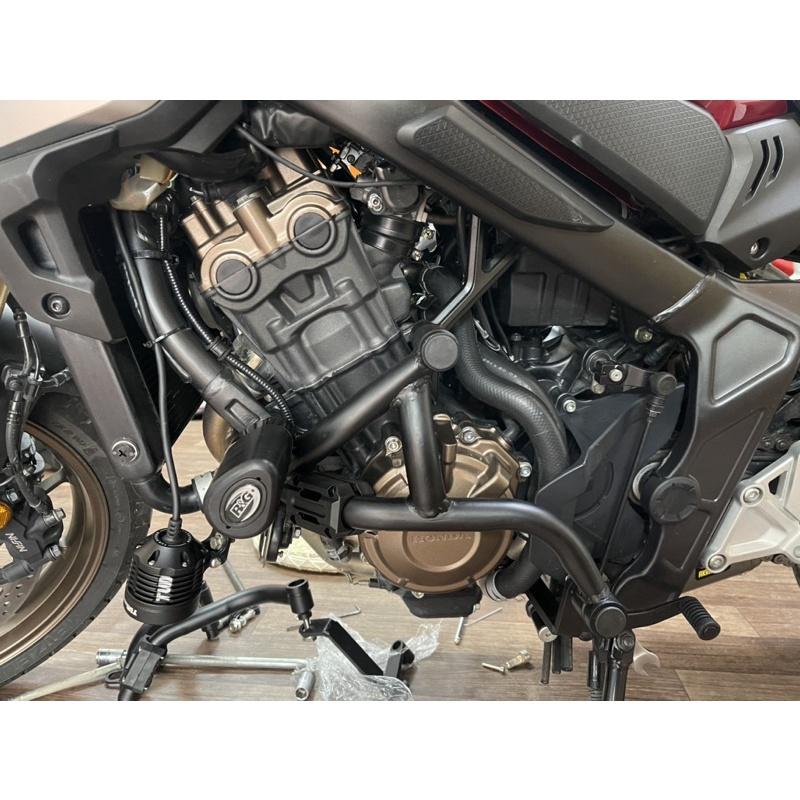 Khung chống đổ đa điểm CB650r kèm gù giảm chấn