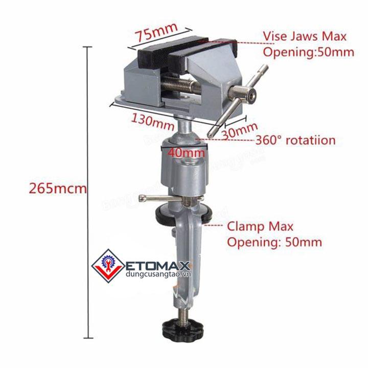 Ê tô kẹp bàn 360 độ v1