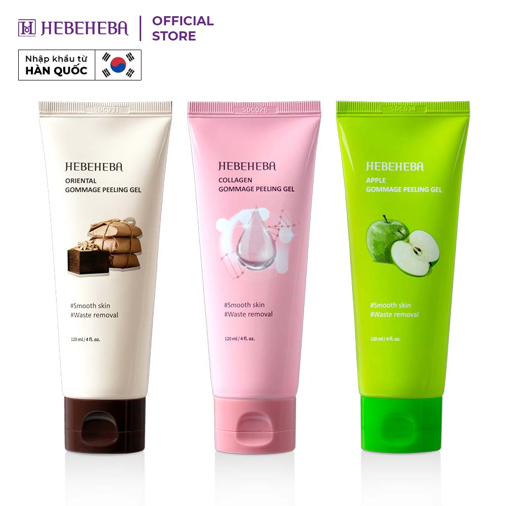 Tẩy Da Chết Thông Minh Chiết Xuất Thiên Nhiên HEBEHEBA GOMMAGE PEELING GEL