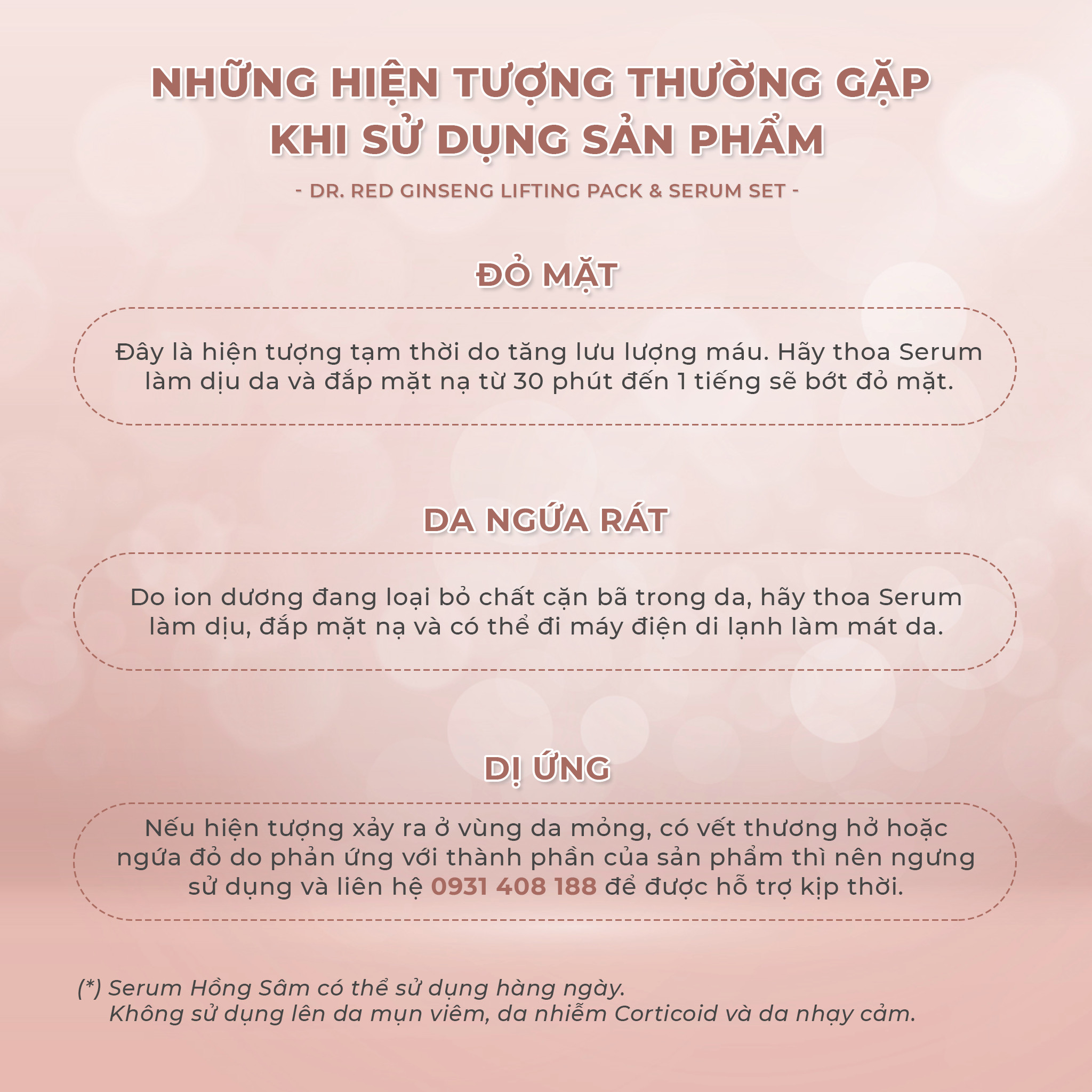 Bộ đôi mặt nạ hồng sâm Hàn Quốc Lagivado thải độc, nâng cơ, đánh bay mụn đầu đen Dr. Red Ginseng Lifting Pack 30 ml và Serum dưỡng da, se khít lỗ chân lông 50 ml