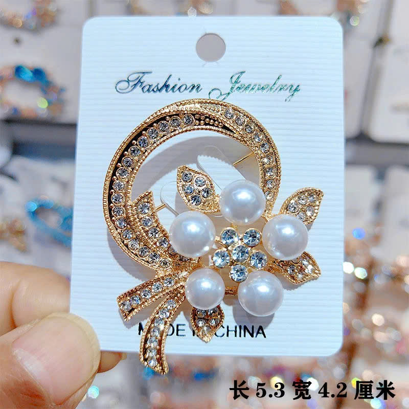 Cài Áo Bông Hoa Ngọc Trai