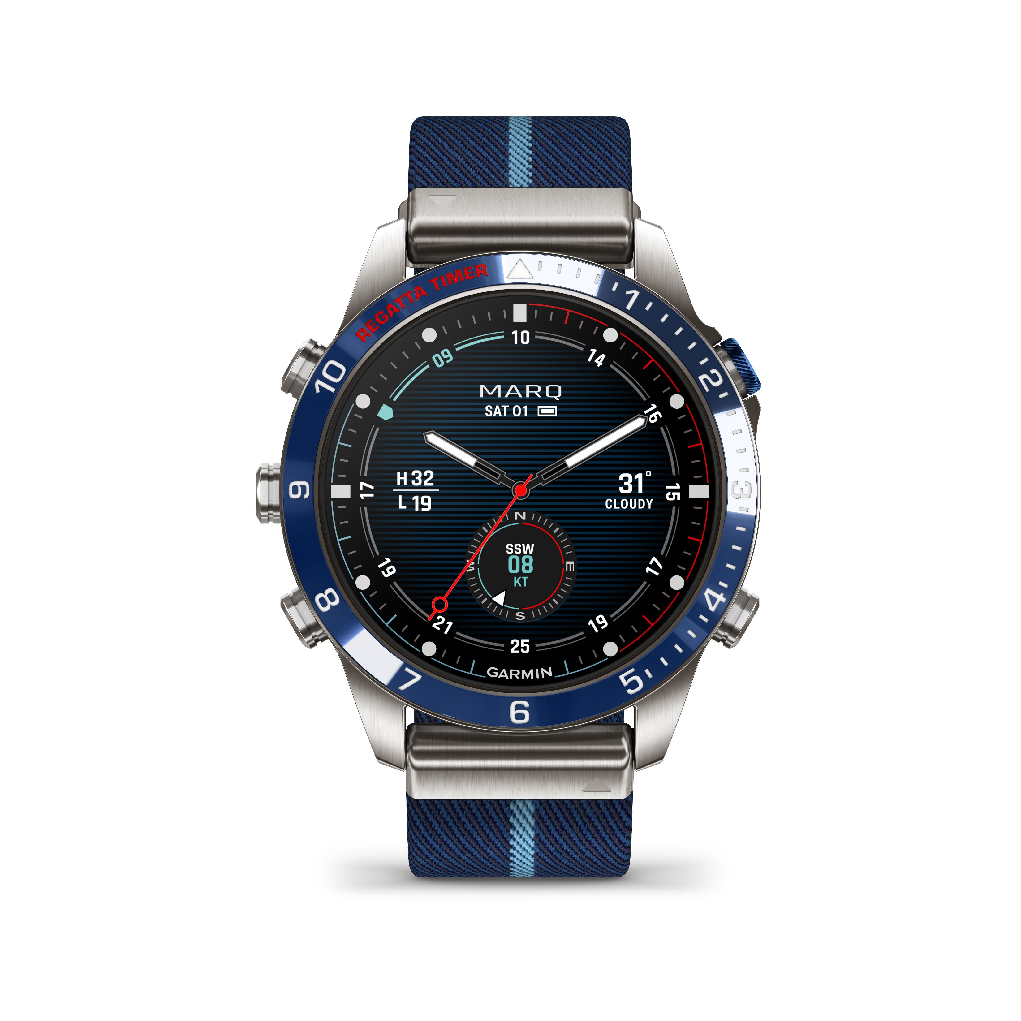 Đồng hồ thông minh cao cấp Garmin MARQ Captain (Gen 2) - Hàng chính hãng