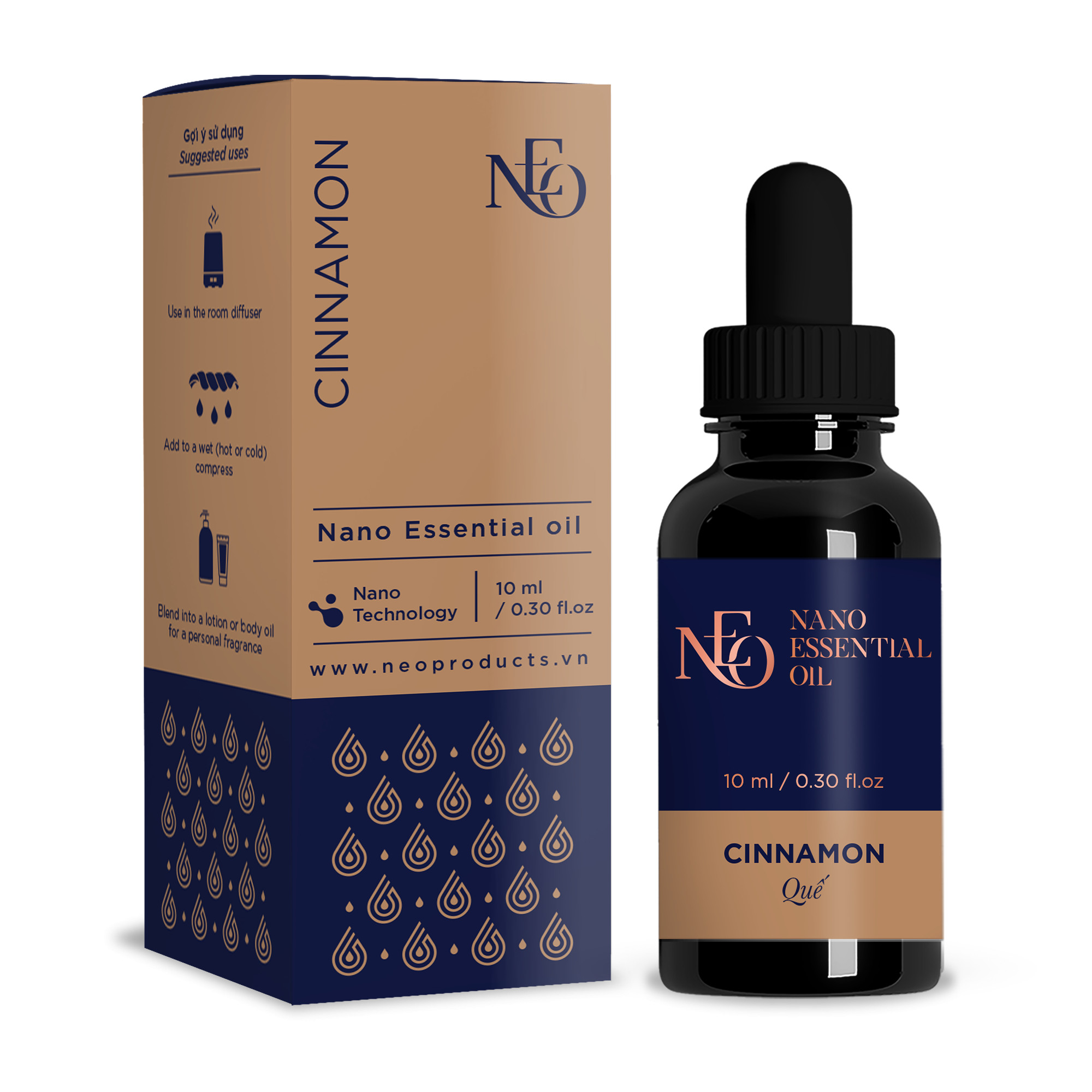Tinh Dầu Thiên Nhiên Nano Quế 10ml