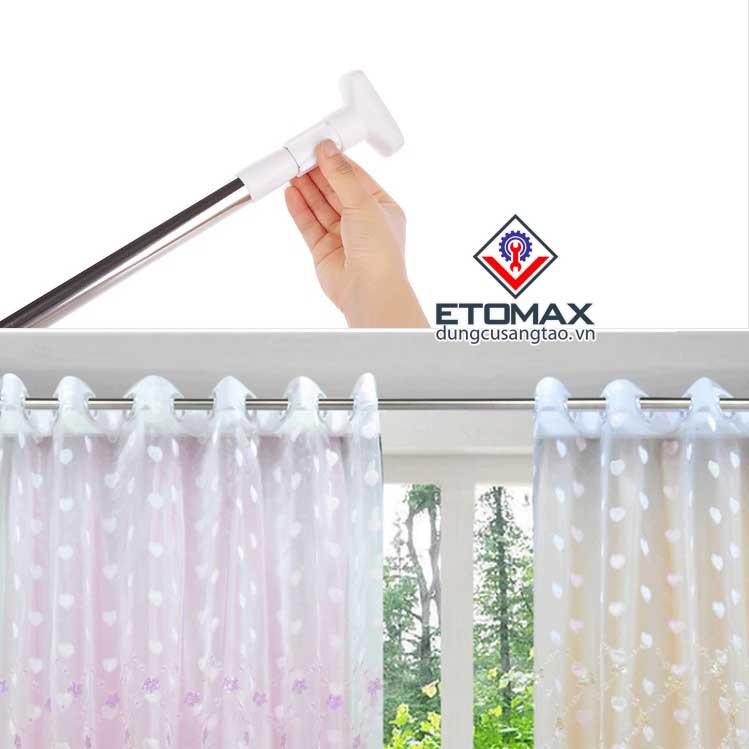 Thanh treo đa năng không cần khoan, không cần bắt vít chất liệu INOX chắc chắn