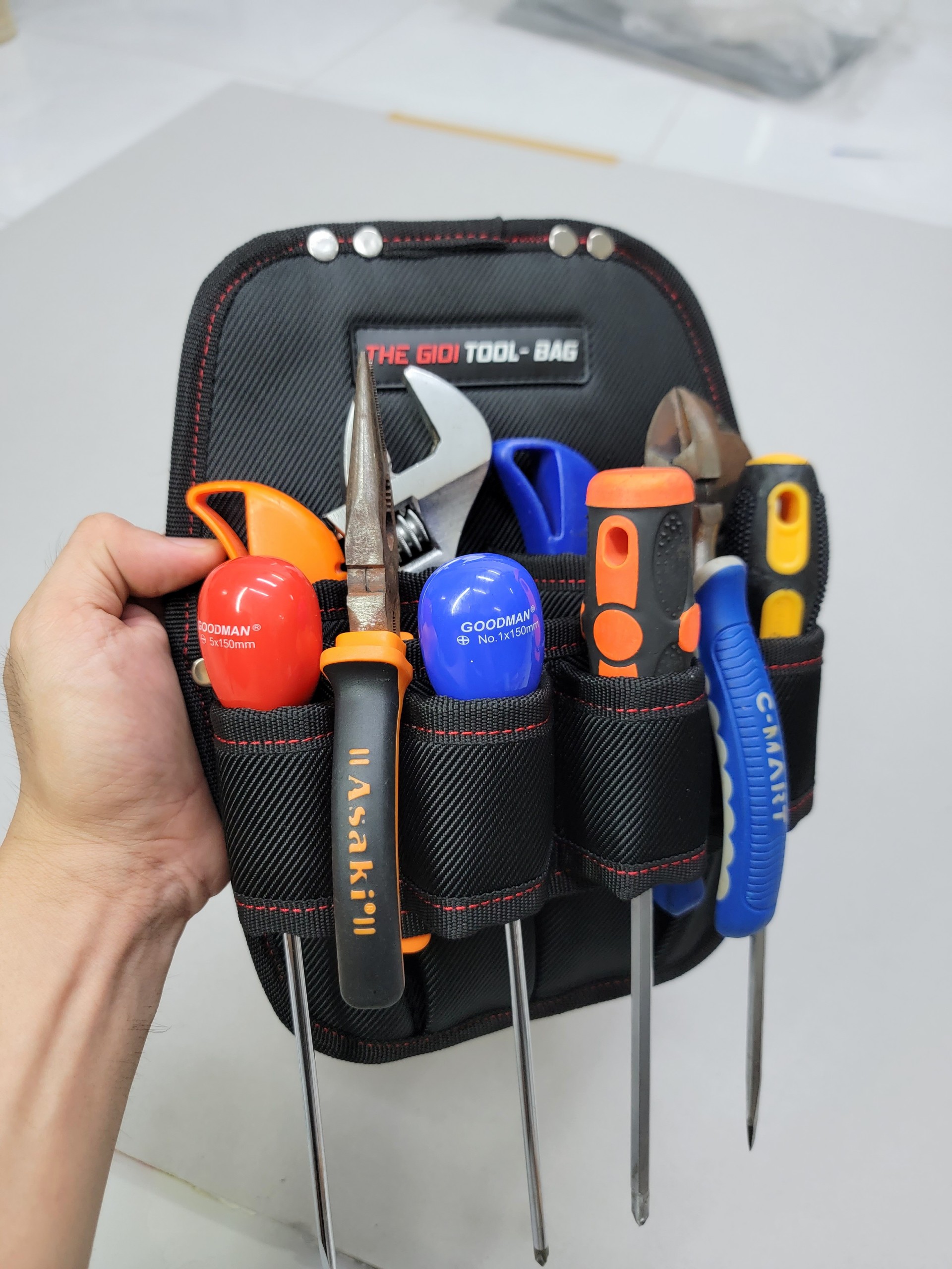 Túi vắt Đồ nghề Đeo hông TGTB-K6 dành cho thợ Điện nước, Điện Lạnh
