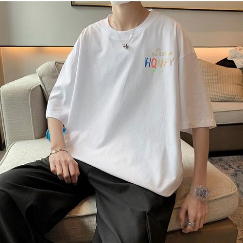 Áo thun nữ nam unisex tay lỡ phông form rộng teen cổ tròn oversize cotton giá rẻ basic đen trắng tee pull JOS