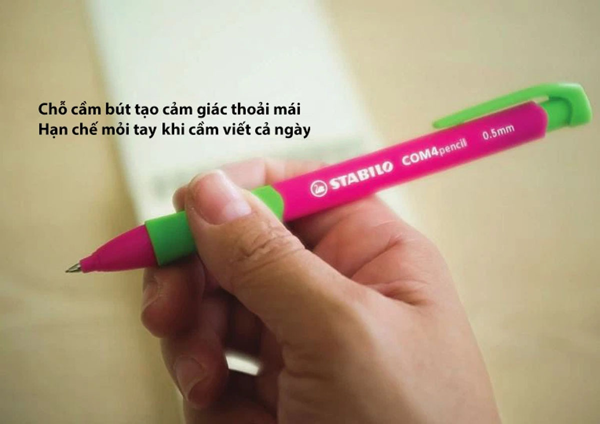 Hộp bút chì bấm STABILO COM4pencil