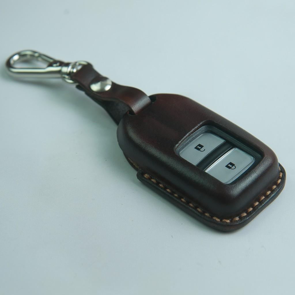 BAO DA CHÌA KHÓA DÀNH CHO SMARTKEY CRV - ĐỒ DA CAO CÂP - DA BÒ NHẬP KHẨU