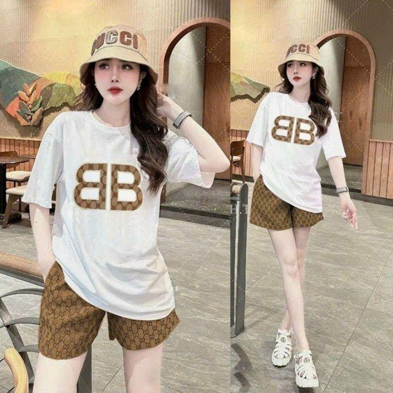 Sét bộ đồ đùi nữ bigsize mẫu mới siêu hot, sét bộ đi chơi thể thao, đô bộ mặc nhà mùa hè dễ thương thun cotton mát mẻ