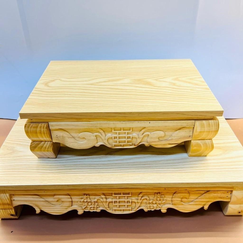Bàn ô sin kê đồ lễ trước ban thần tài RỒNG VIỆT, bàn osin mini kê đồ thờ, chất liệu gỗ