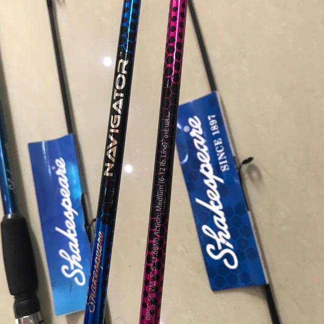 Cần 2 khúc lure Shakespeare 1,65 m 1,8 m 1,98 m