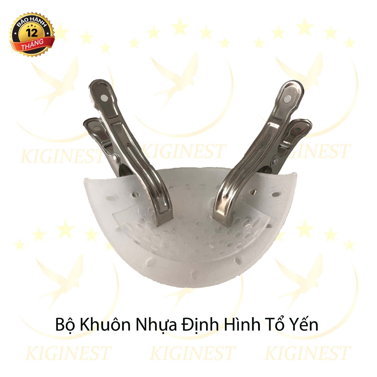 MẪU BỘ KHUÔN NHỰA ĐỊNH HÌNH TỔ YẾN LOẠI 10G CÓ KẸP KÈM THEO