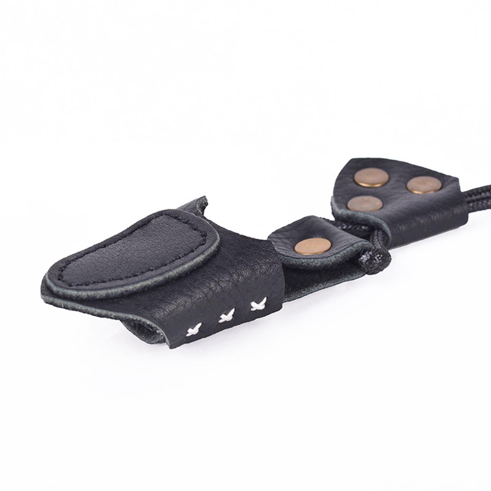 Archery Finger Tab Glove Protector Gear Leather Hand Finger Guard Shooting Accessories
