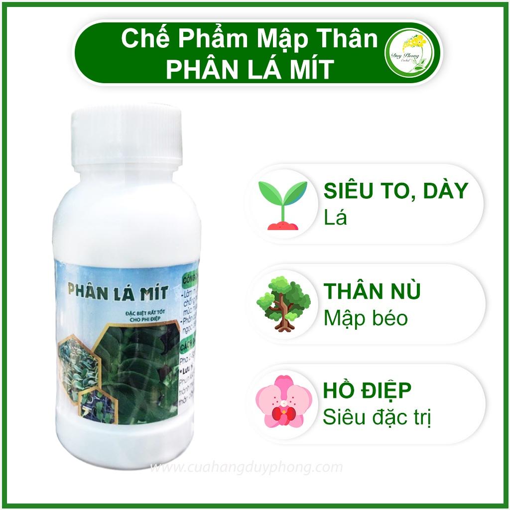 Phân bón mập thân lá mít - mập cây , siêu to lá , dày lá - Chai 100g