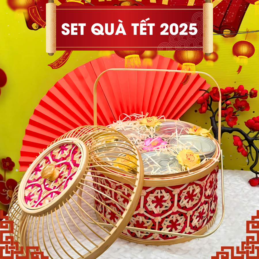 Set Quà Tết 2025 Cao Cấp - Hộp Quà Biếu Sang Trọng - Quà Tặng Doanh Nghiệp Đối Tác Gia Đình