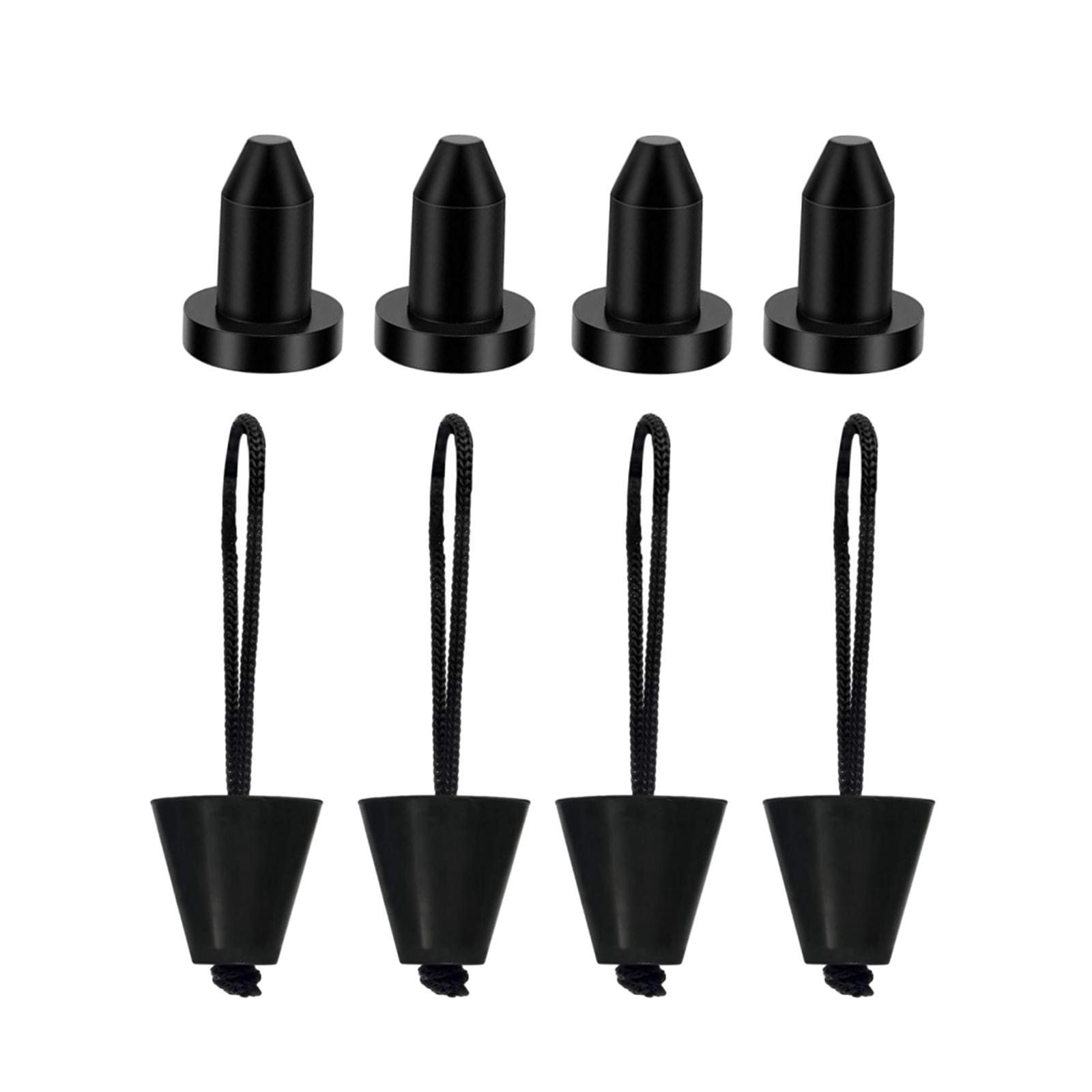 8x Kayak Scupper Plug Kayak Drain Plug Accessories Supplies Silicone Drain Holes Stopper Bung for Raft Fishing Boat Canoe