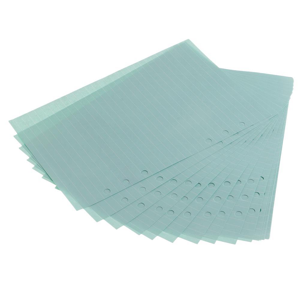 40 Sheets A5/A6 6 Holes Binder Diary Notebook Planner Loose Leaf Filler Inner Refill Paper for Office School Stationery