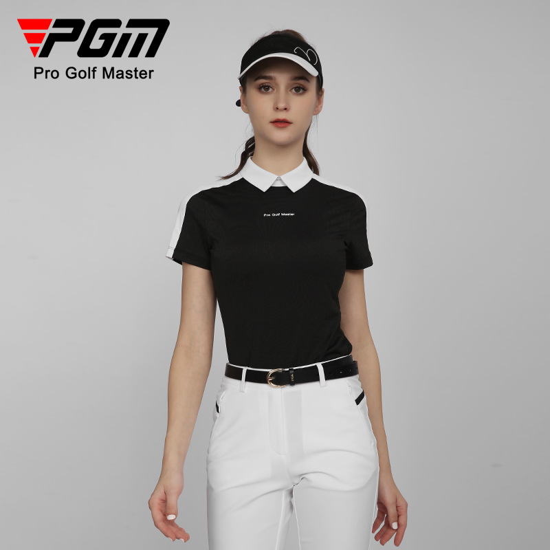 Polo golf nữ chính hãng PGM - YF560 - Style mạnh mẽ, cá tính vượt trội - Phù hợp với những cô nàng mê golf