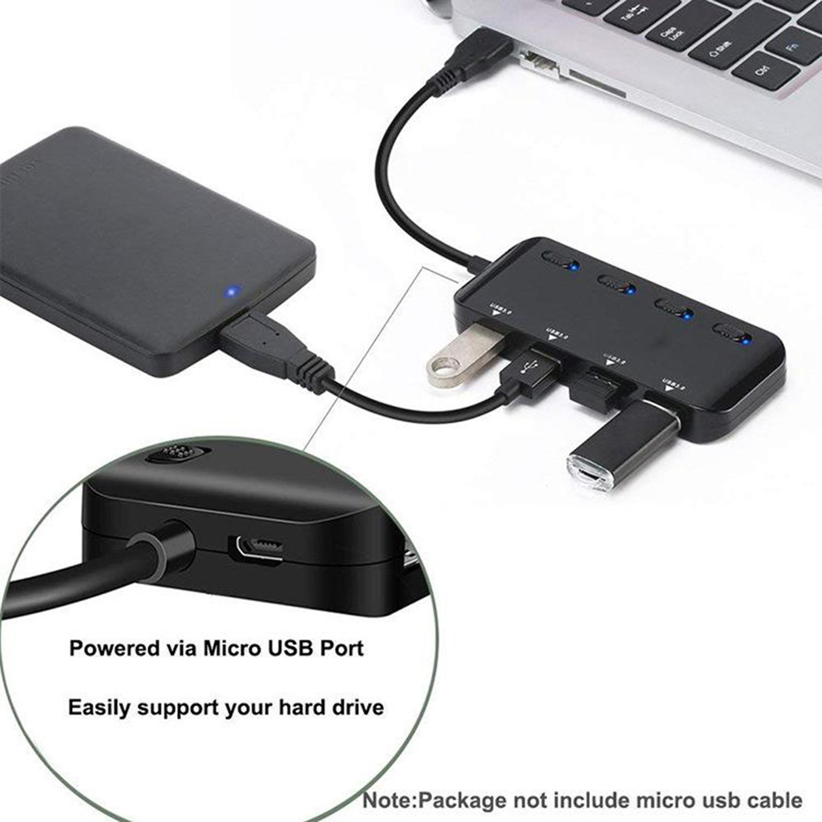 USB 3.0 Hub Connectors USB Adapter Expansion Splitter Converter USB Hub